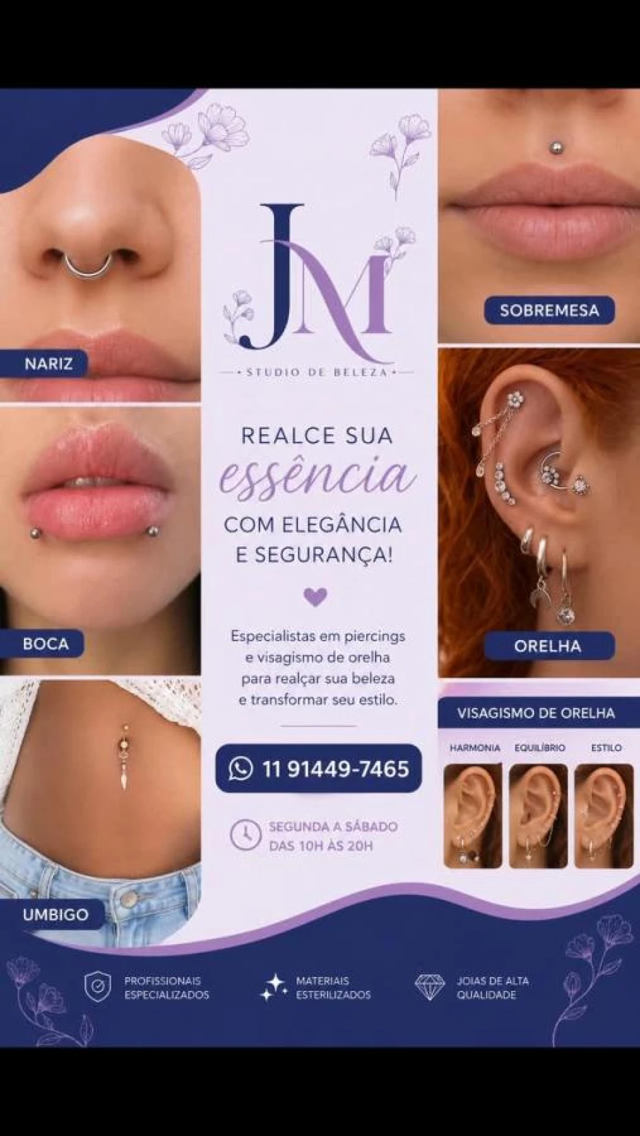 Foto 10:  — Jacky Mello Studio de Beleza e Body Piercing 